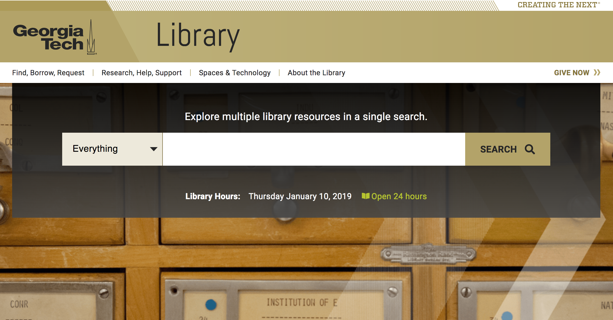 Georgia Tech Library launches companion website