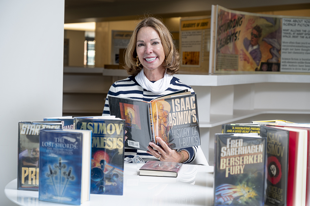 Kathy Betty book donation