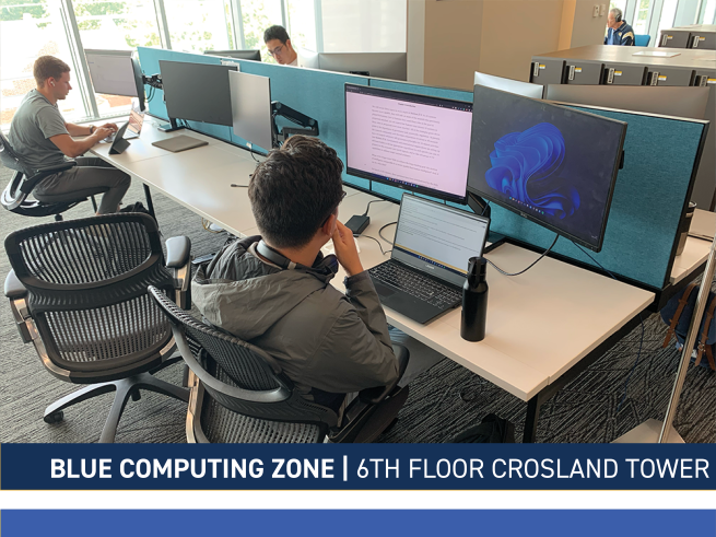 Blue Computing Zone - 6th floor Crosland Tower