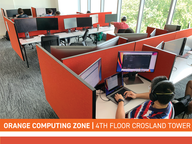 Orange Computing Zone - 4th floor Crosland Tower