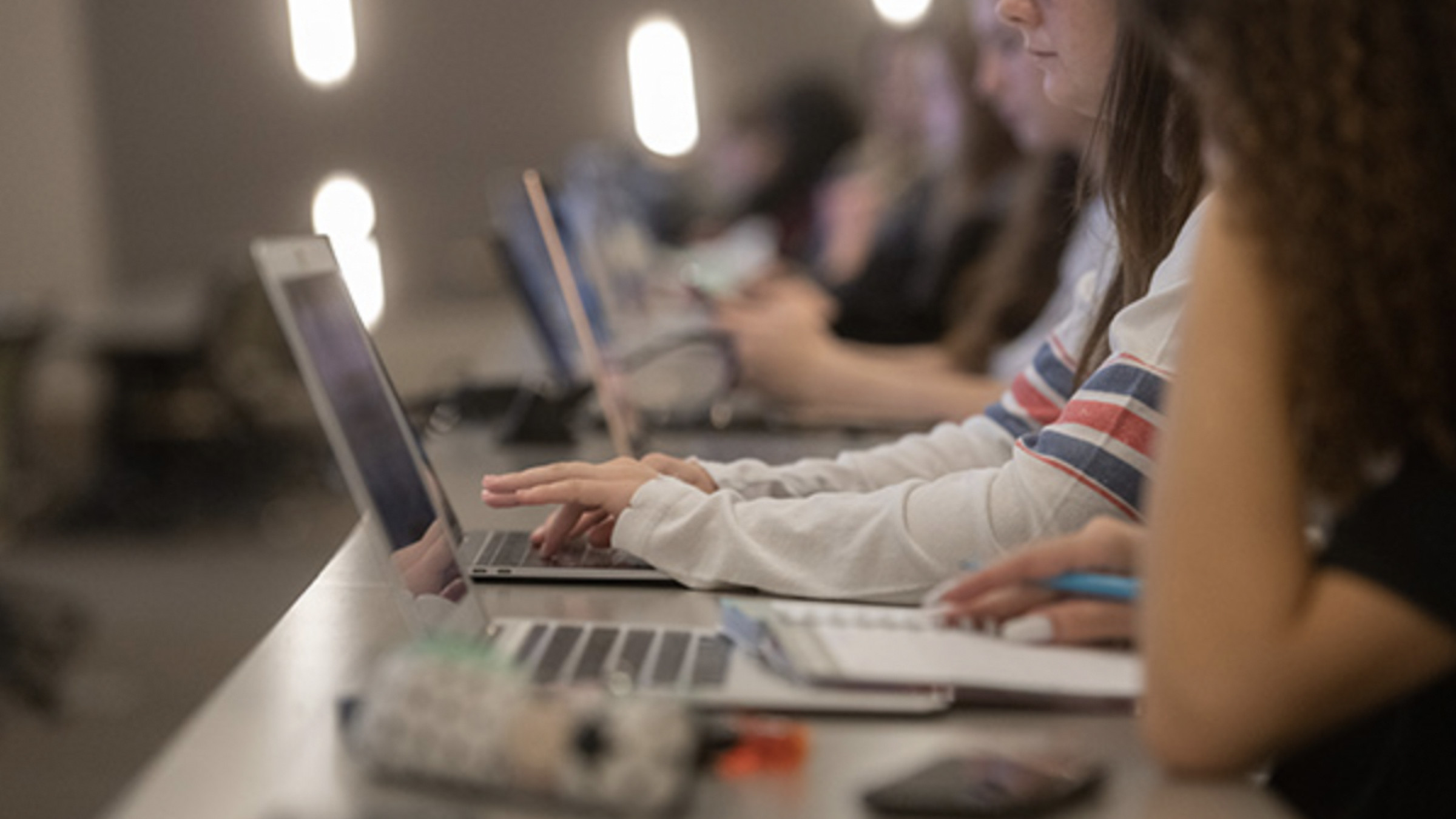 Students with Laptops